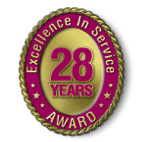 Excellence in Service - 28 Year Award